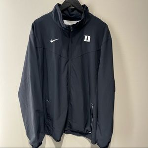 Nike NCAA Duke Blue Devils Dri-Fit On Field Black Windbreaker Mens XL